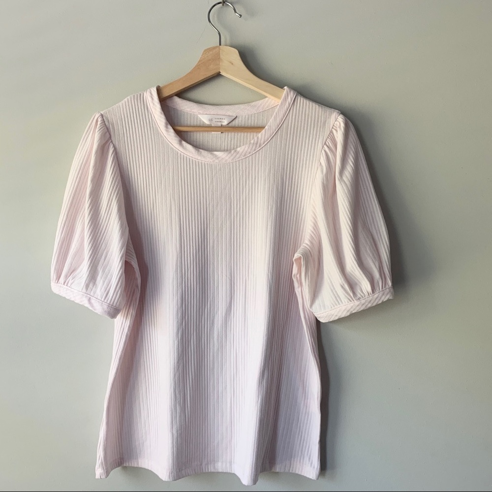 LC Lauren Conrad Ribbed Blouse